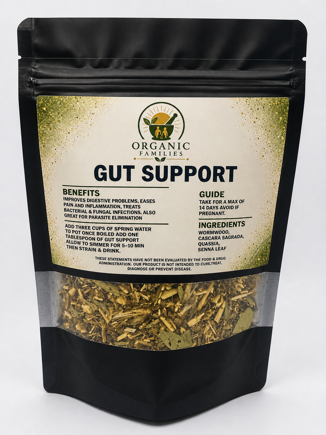 Gut Support Herbal Blend – Premium Detox Tea